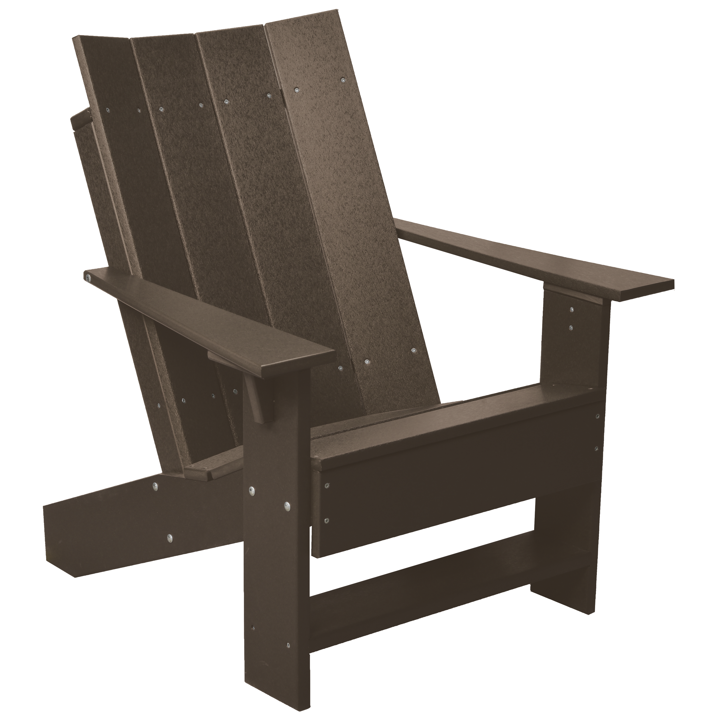 DuraWeather Poly Set of 2 Modern Adirondack Chair & End Table