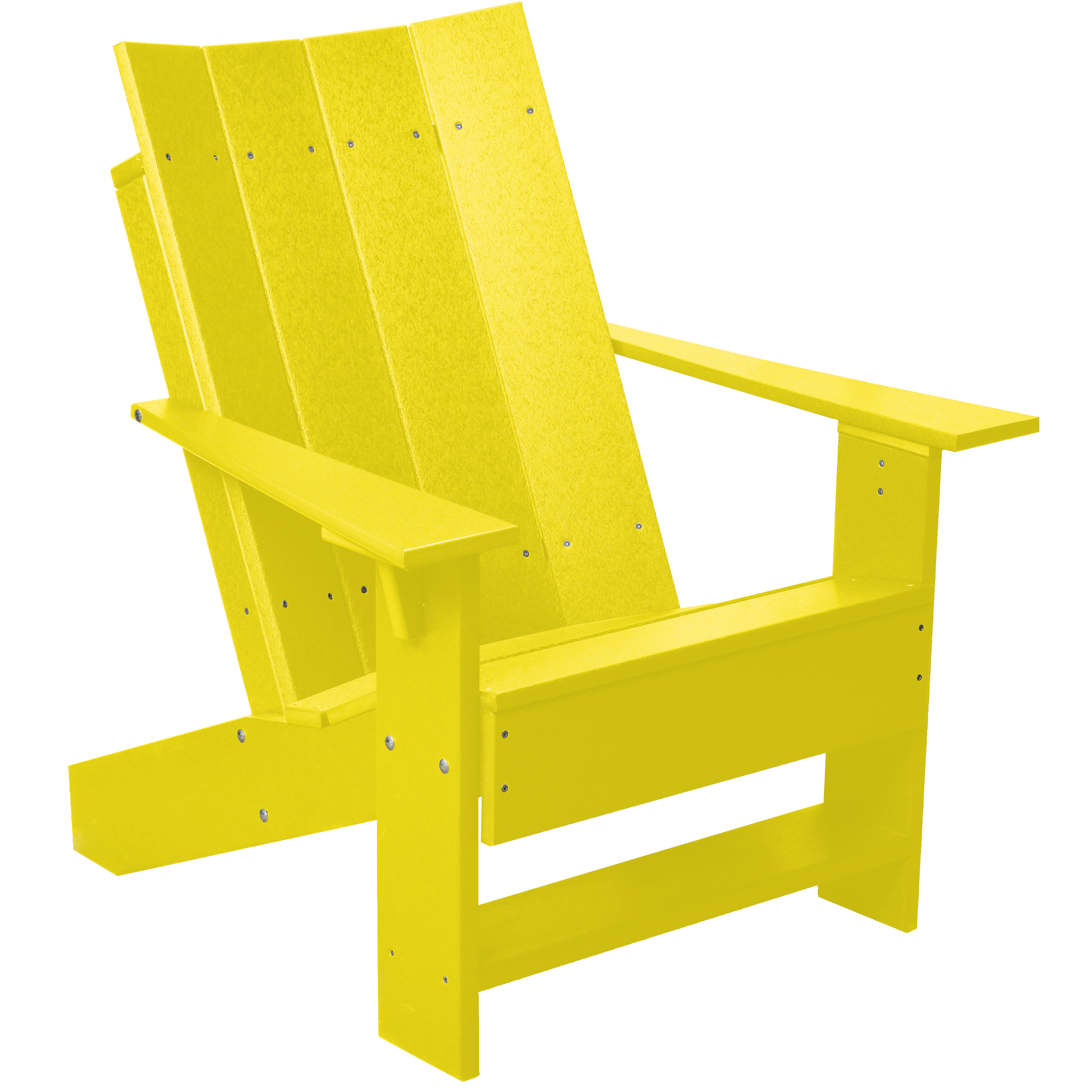 DuraWeather Poly Set of 2 Modern Adirondack Chair & End Table