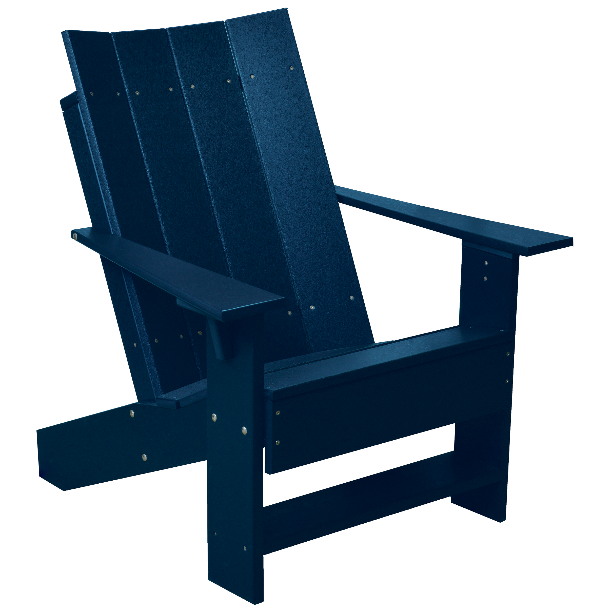 DuraWeather Poly Set of 2 Modern Adirondack Chair & End Table