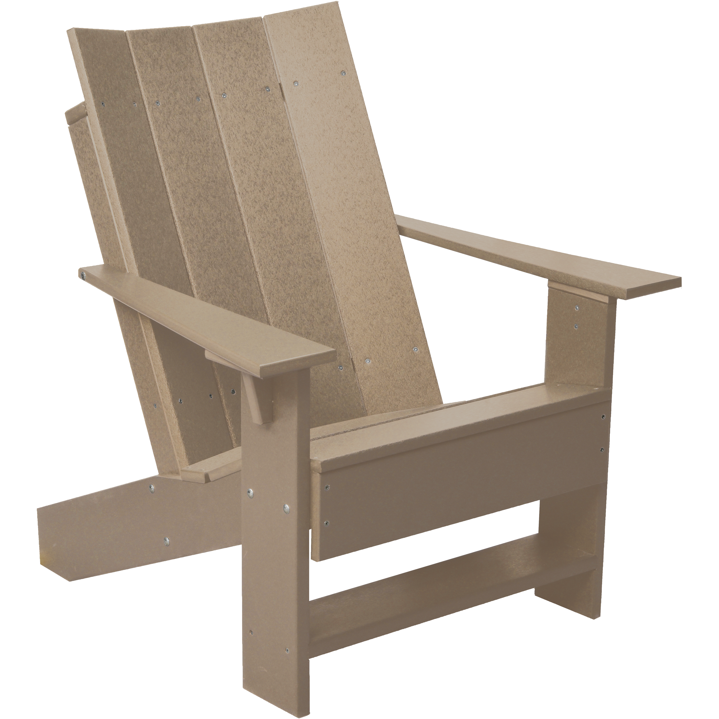 DuraWeather Poly Set of 2 Modern Adirondack Chair & End Table