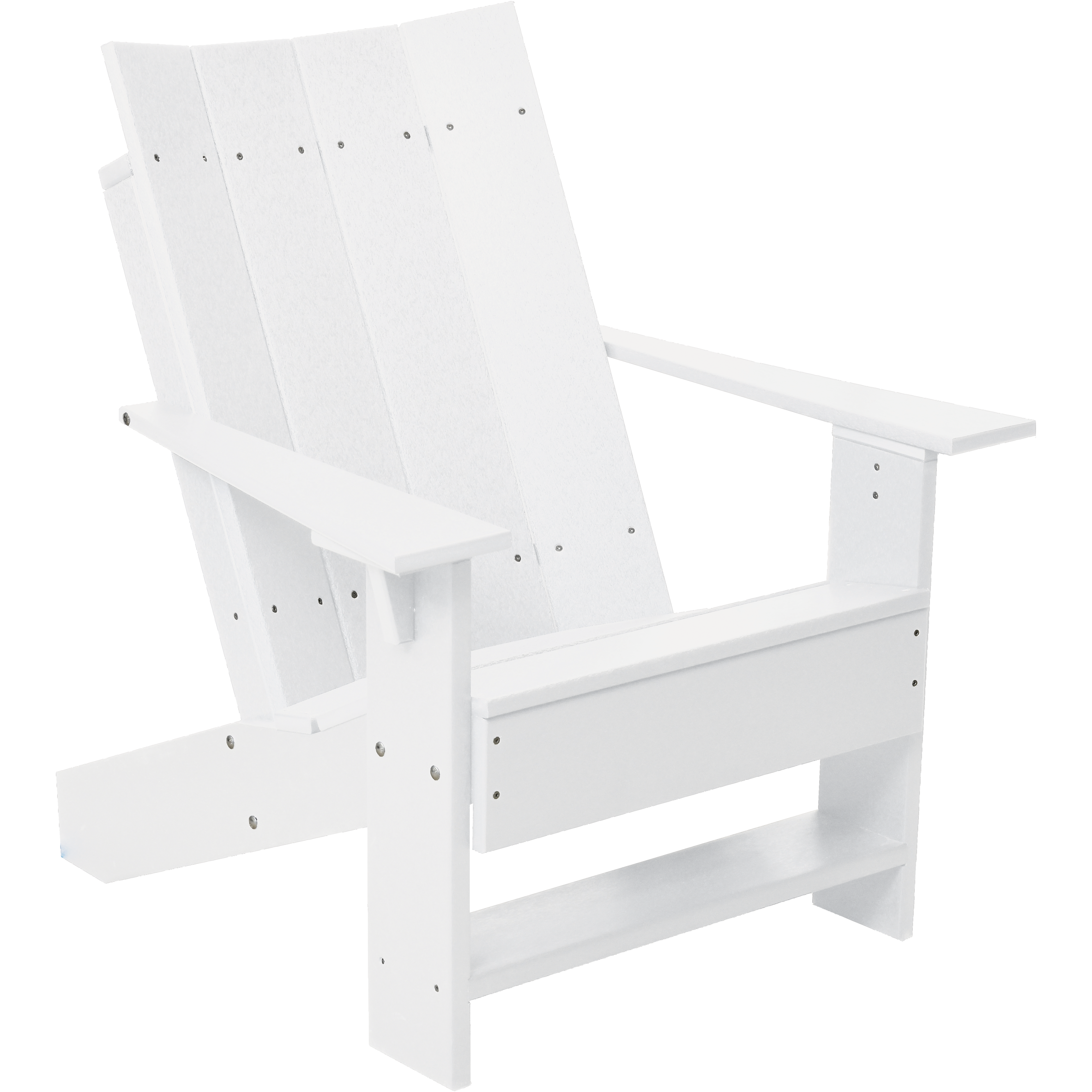 DuraWeather Poly Set of 2 Modern Adirondack Chair & End Table