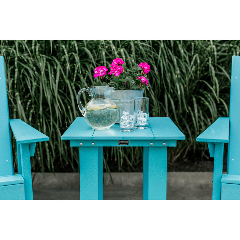 aruba blue modern counter table lifestyle photo