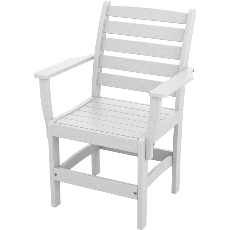 white countryside dining chair all weather patio furniture