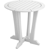 white countryside bistro table 30" high all weather poly wood