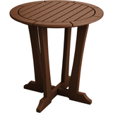 chocolate brown countryside bistro table 30" high all weather poly wood