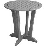 driftwood grey countryside bistro table 30" high all weather poly wood