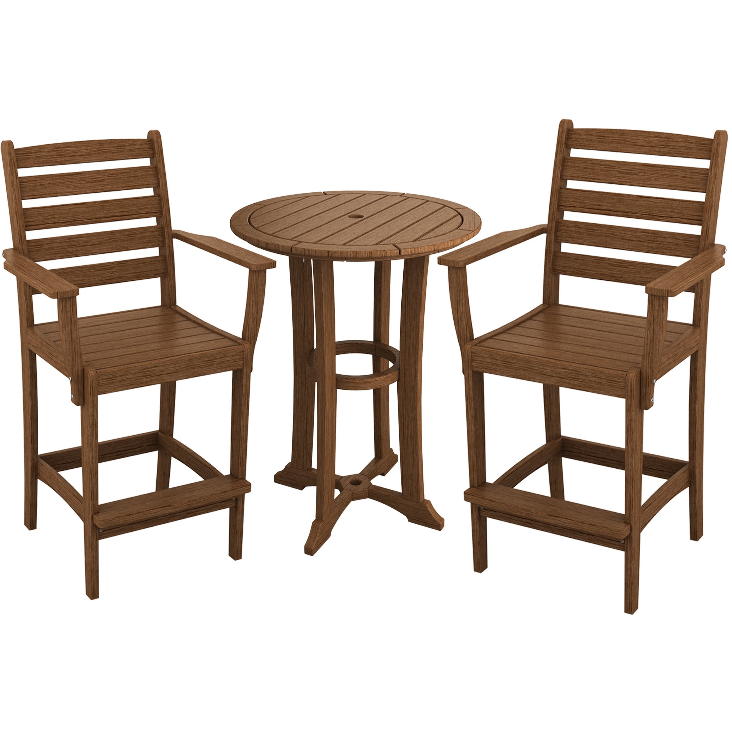 DURAWEATHER POLY® 3-Piece Meadowbrook Bar Height Bistro Set