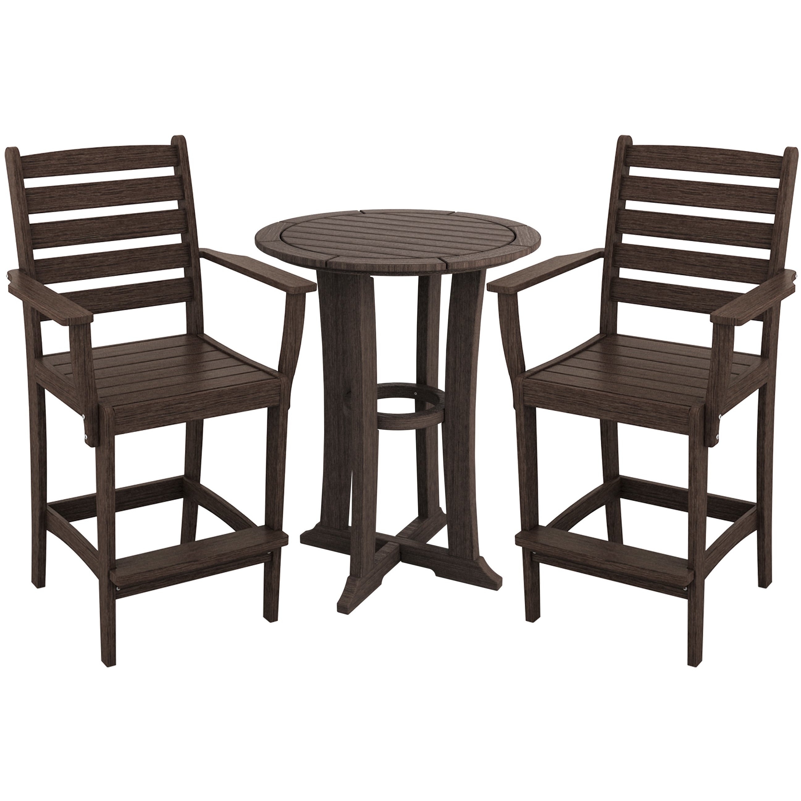 DURAWEATHER POLY® 3-Piece Meadowbrook Bar Height Bistro Set