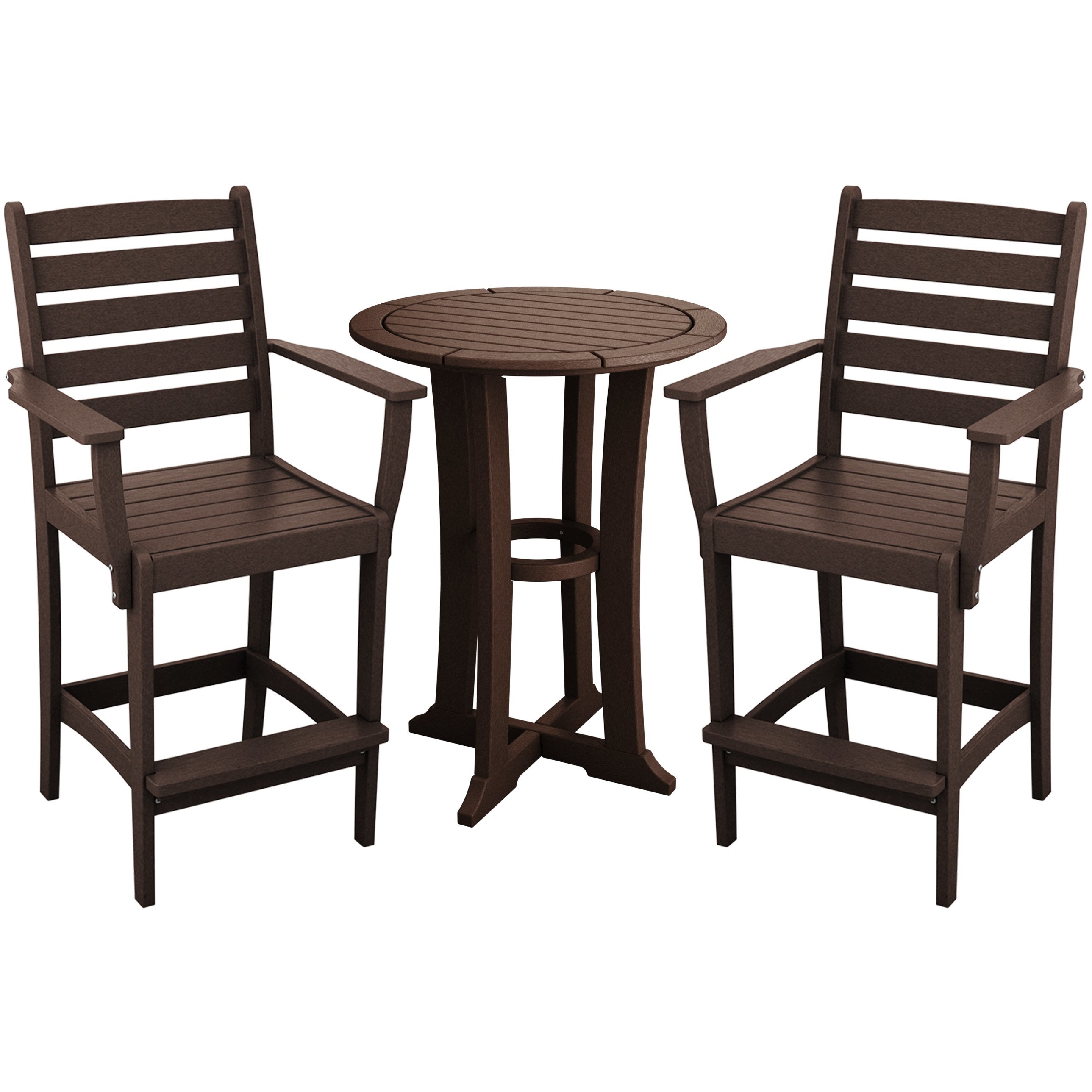 DURAWEATHER POLY® 3-Piece Meadowbrook Bar Height Bistro Set