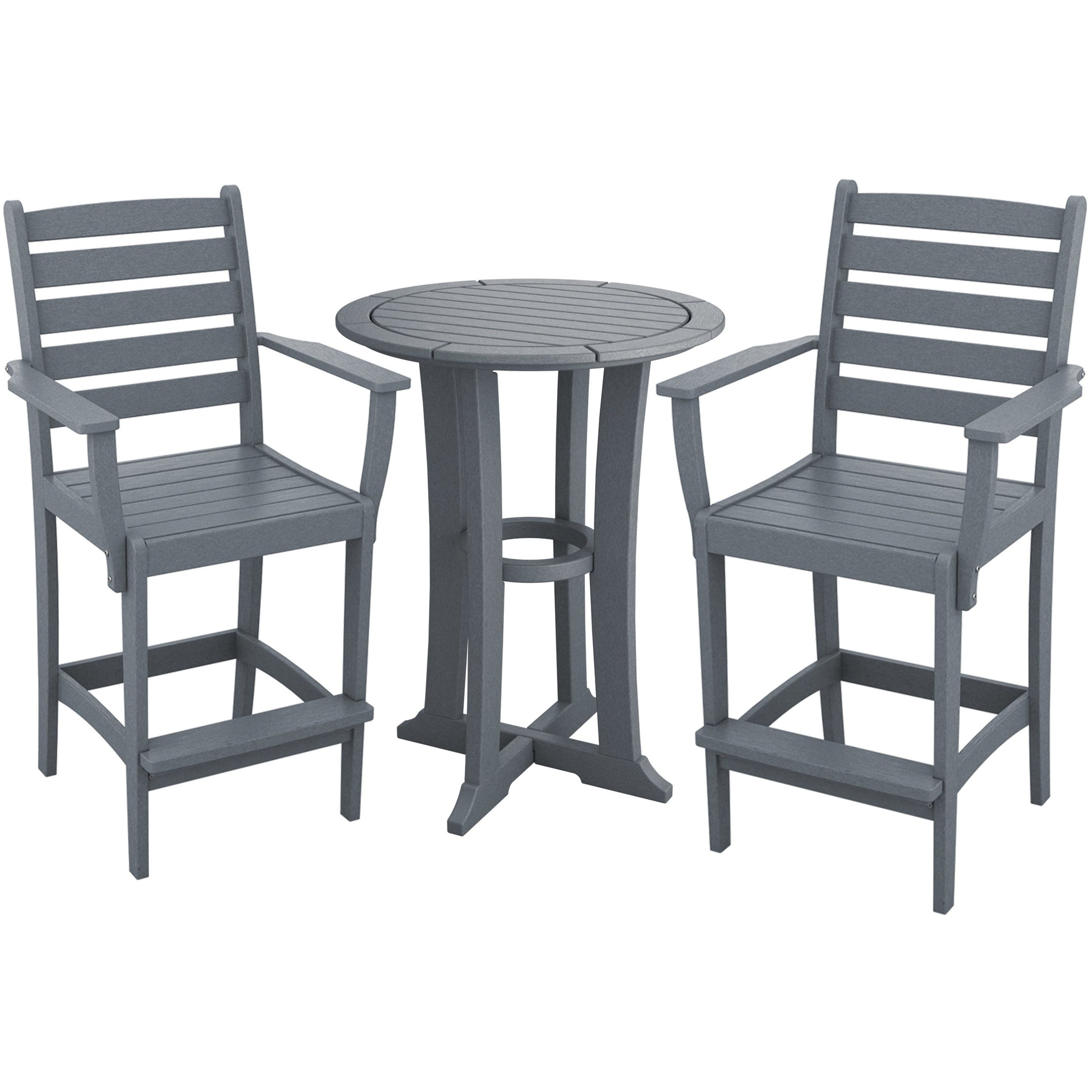 DURAWEATHER POLY® 3-Piece Meadowbrook Bar Height Bistro Set