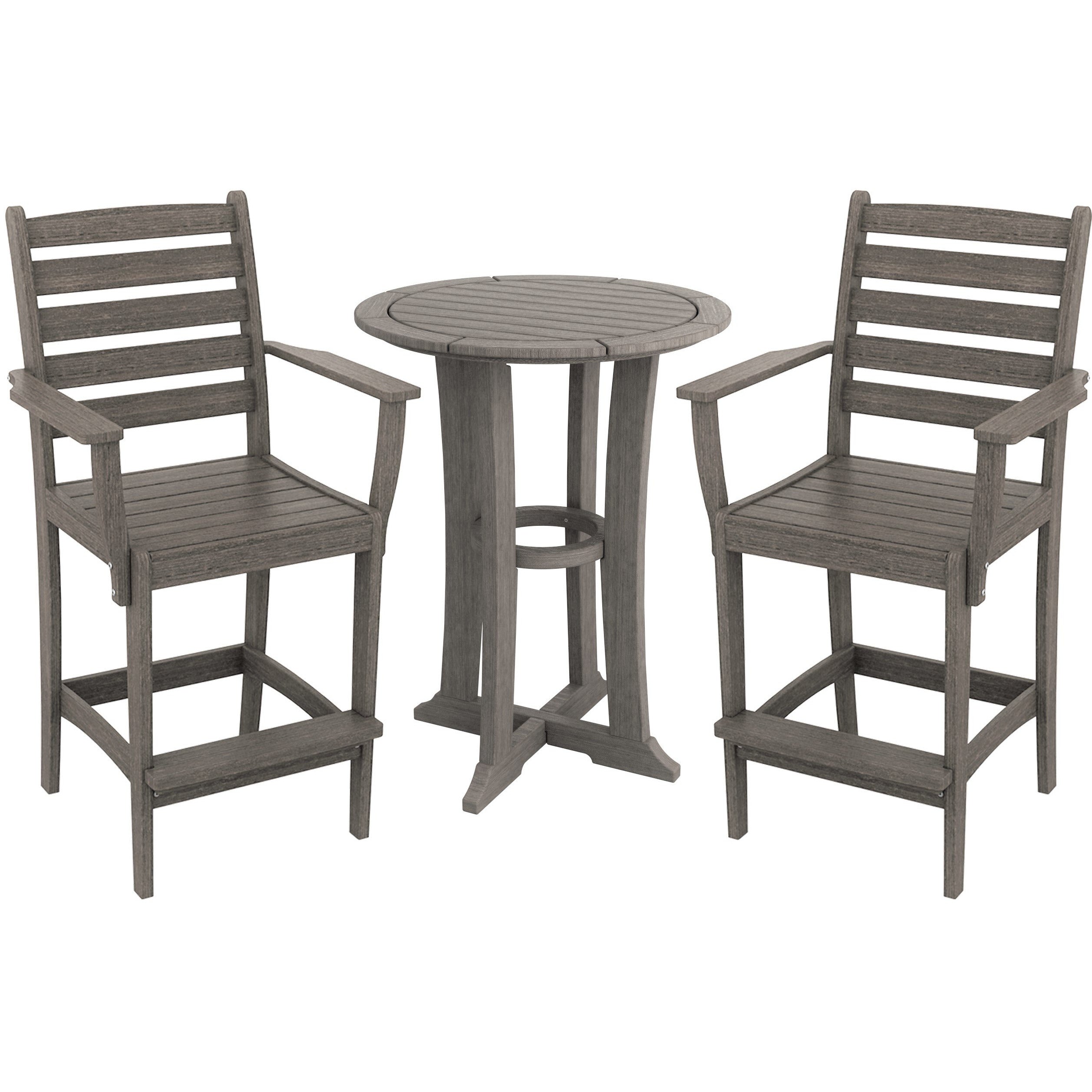 DURAWEATHER POLY® 3-Piece Meadowbrook Bar Height Bistro Set