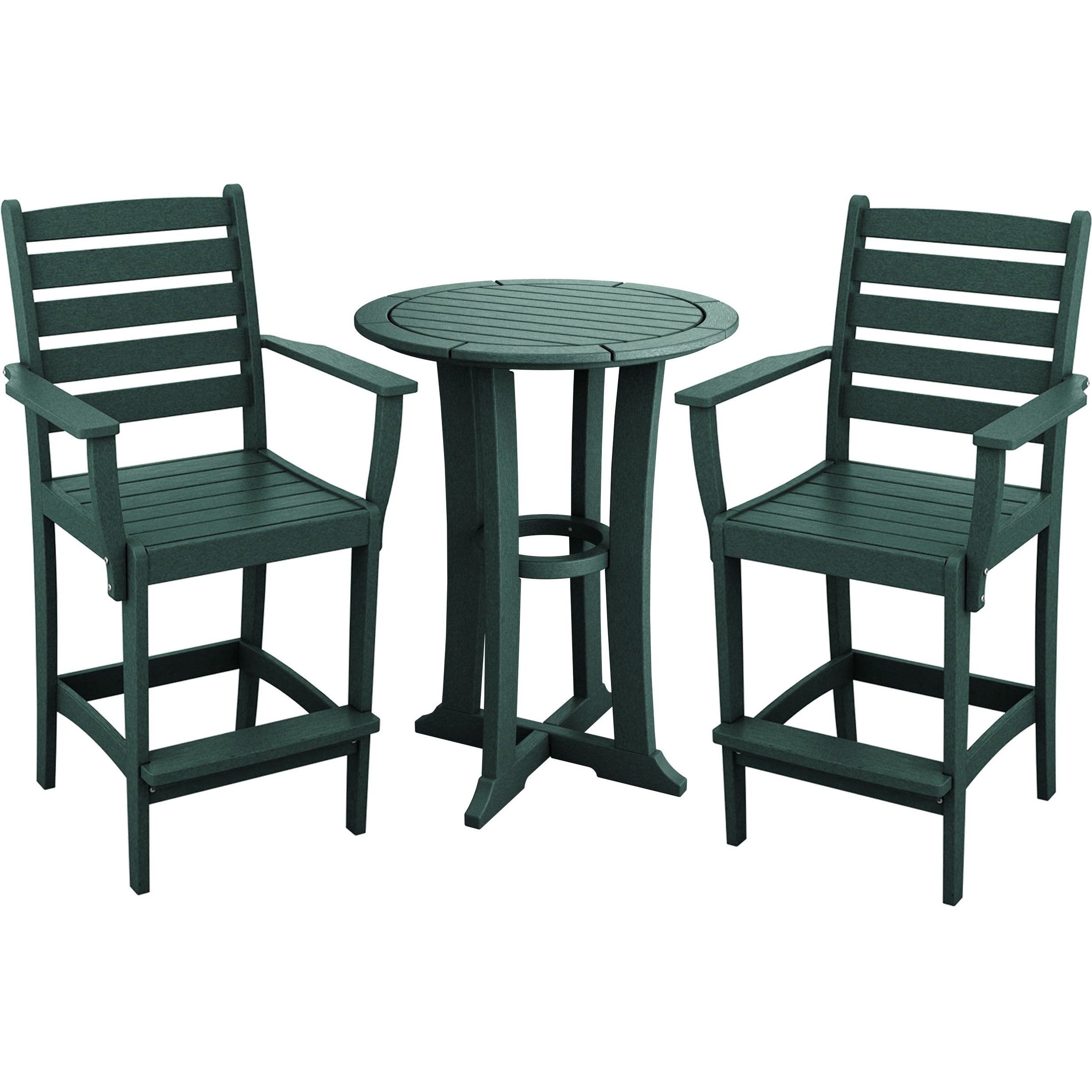 DURAWEATHER POLY® 3-Piece Meadowbrook Bar Height Bistro Set