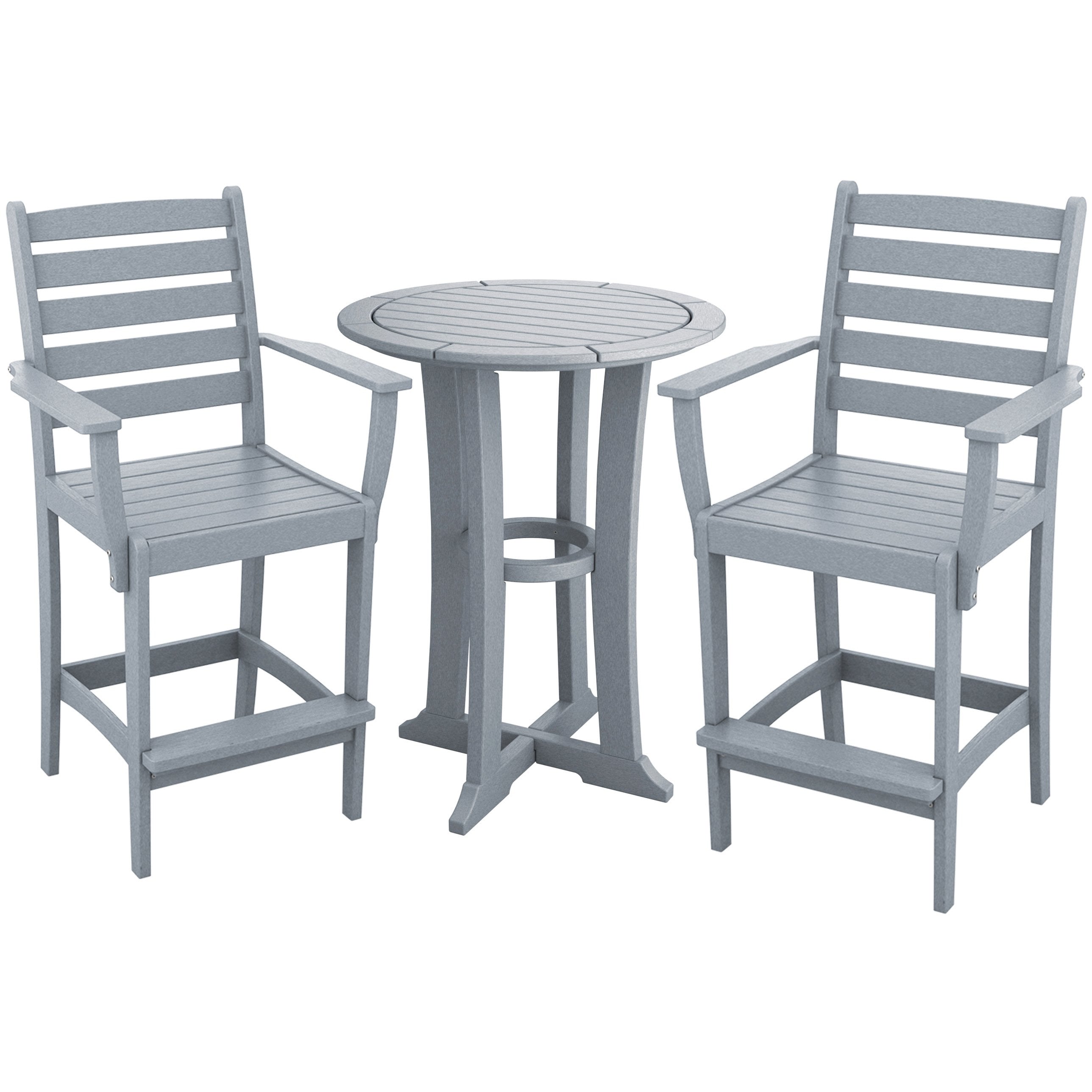 DURAWEATHER POLY® 3-Piece Meadowbrook Bar Height Bistro Set