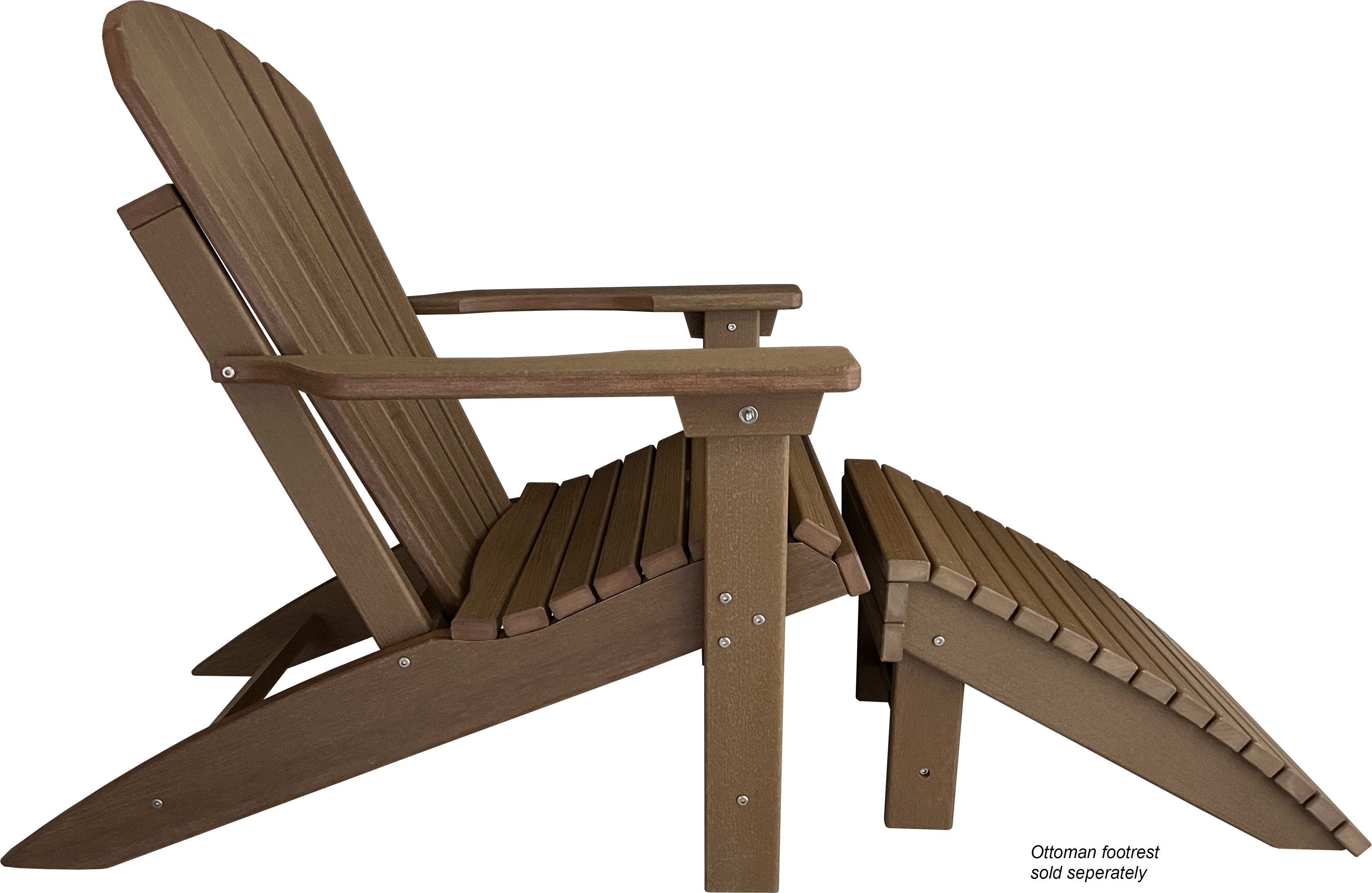 DURAWEATHER POLY® Stationary Adirondack Chair King Size