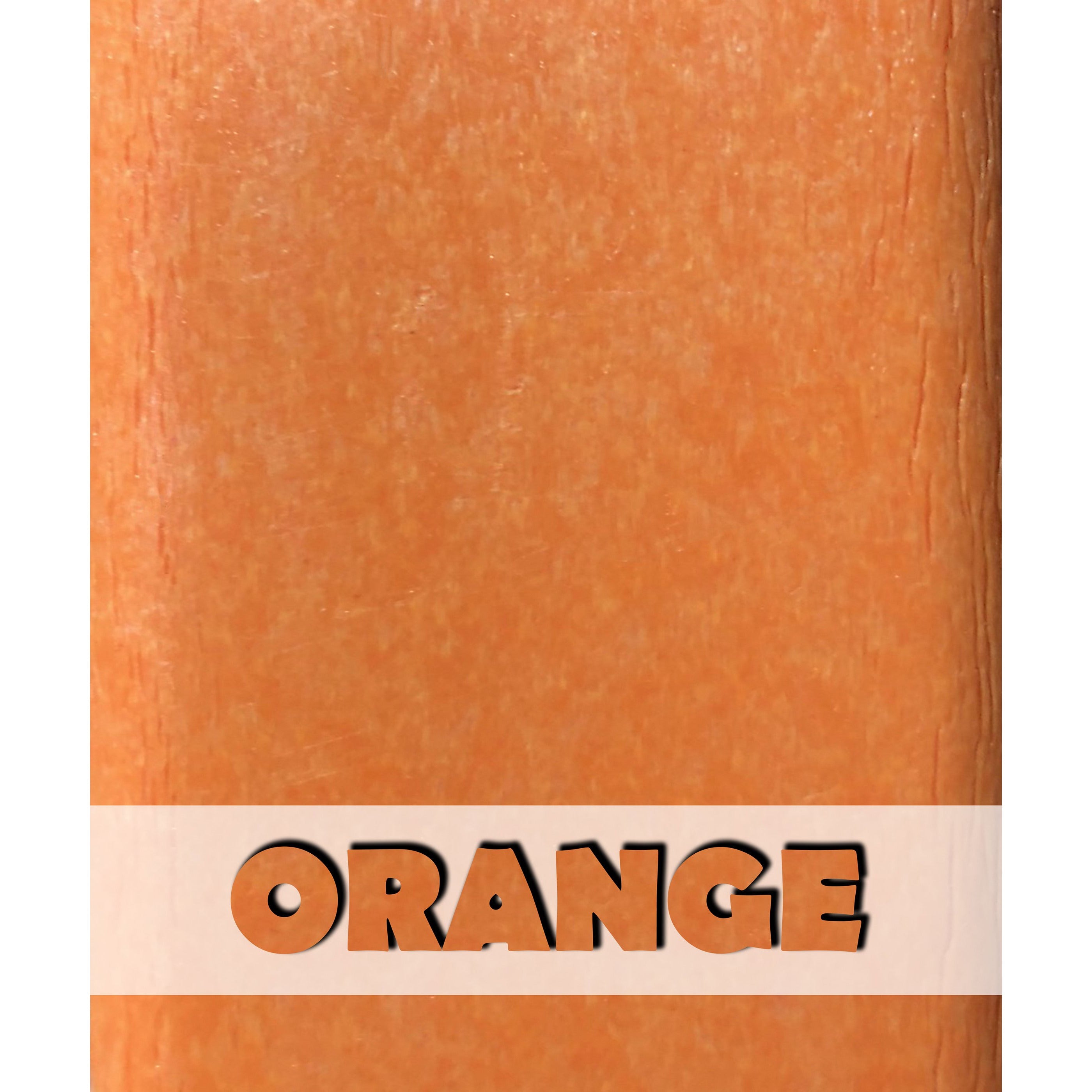 DuraWeather Poly&reg; King Size Folding Adirondack Chair - (Mango Orange on White)