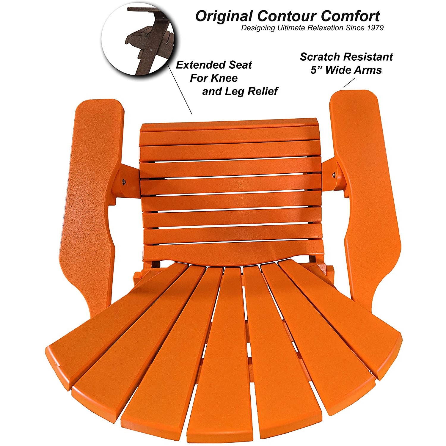 DURAWEATHER POLY® Folding Adirondack Chair King Size