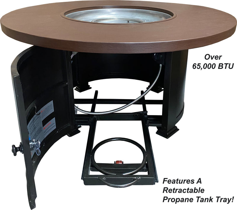 DuraWeather Poly&reg; Ultimate 48"rd Classic Outdoor Fire Pit Package