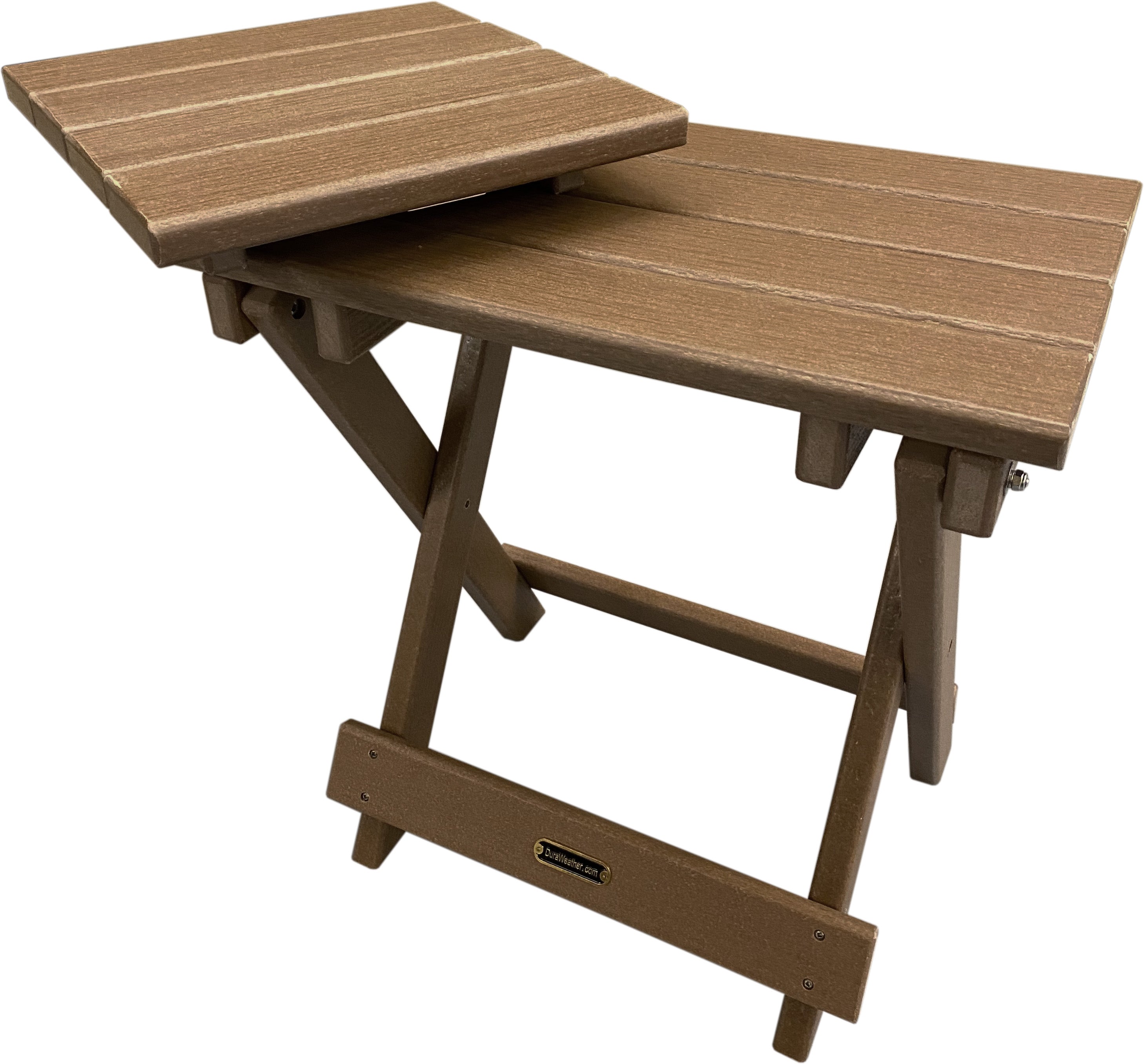 DURAWEATHER POLY® Folding Side Table w/ Removable Serving Tray