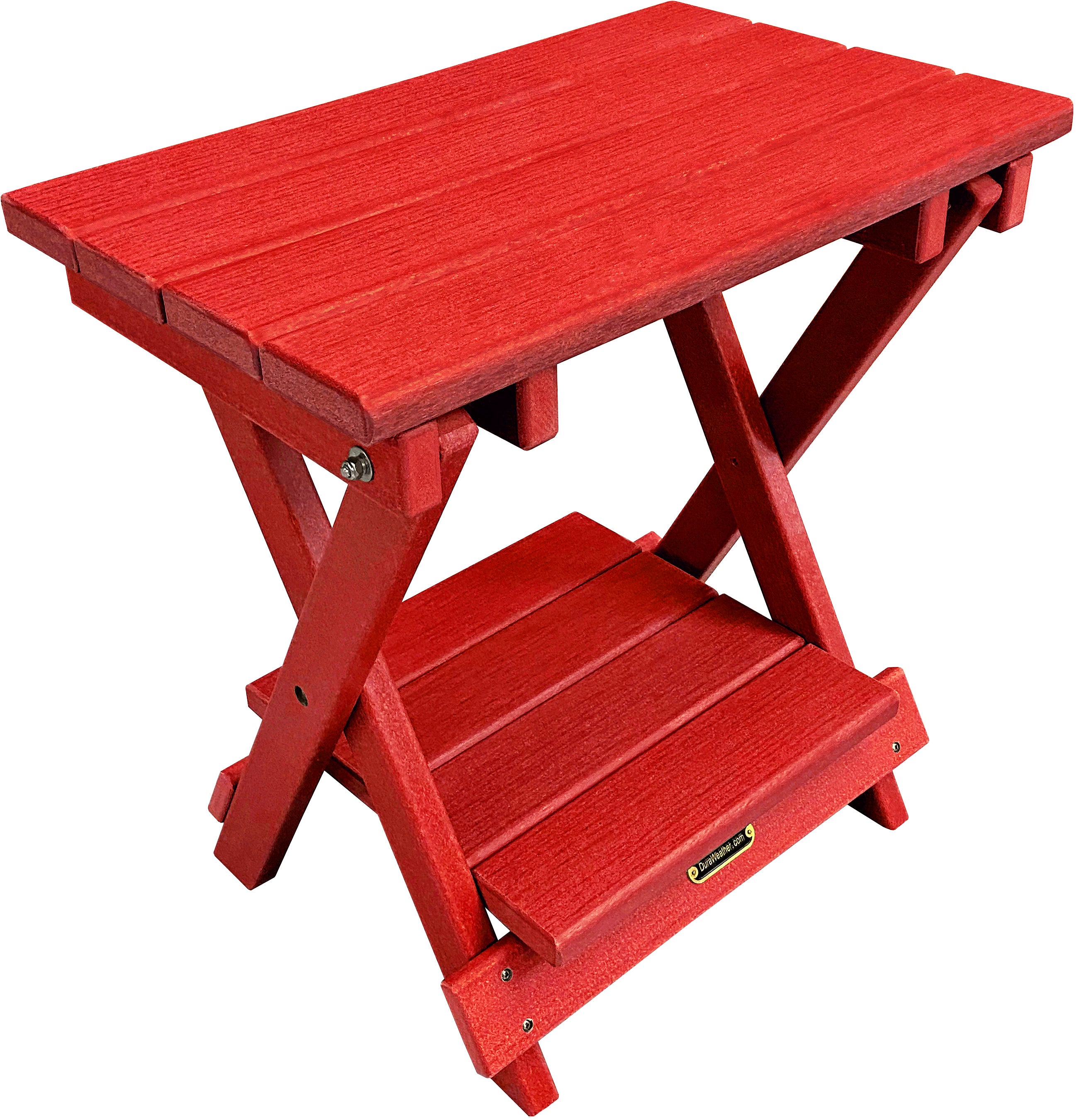 DURAWEATHER POLY® Folding Side Table w/ Removable Serving Tray