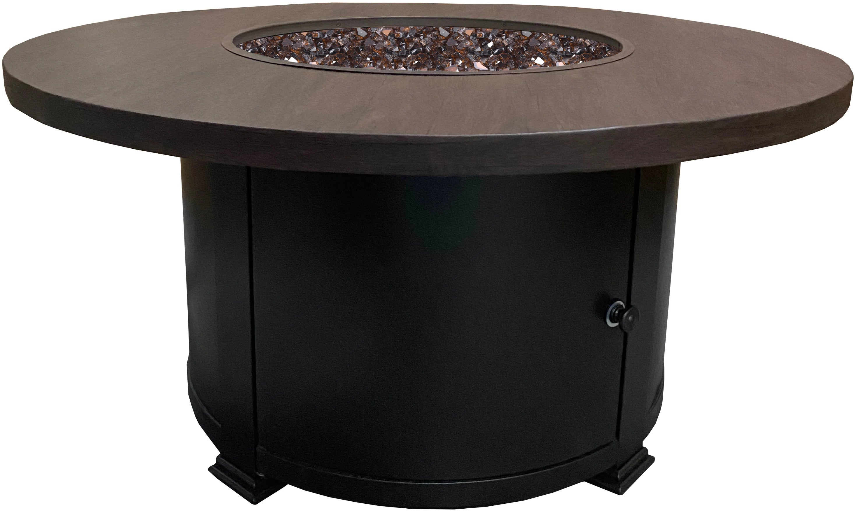 QUICK SHIP - DuraWeather Poly&reg; 48"rd Classic Outdoor Fire Pit