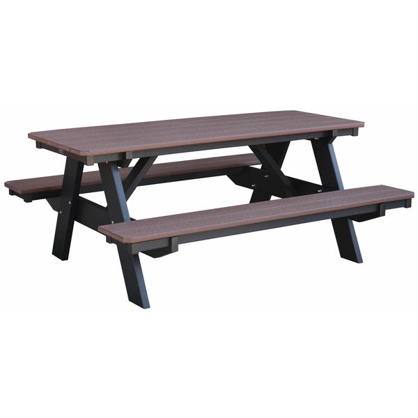 outdoor picnic table poly resin lumber all-weather outdoor patio furniture duraweather