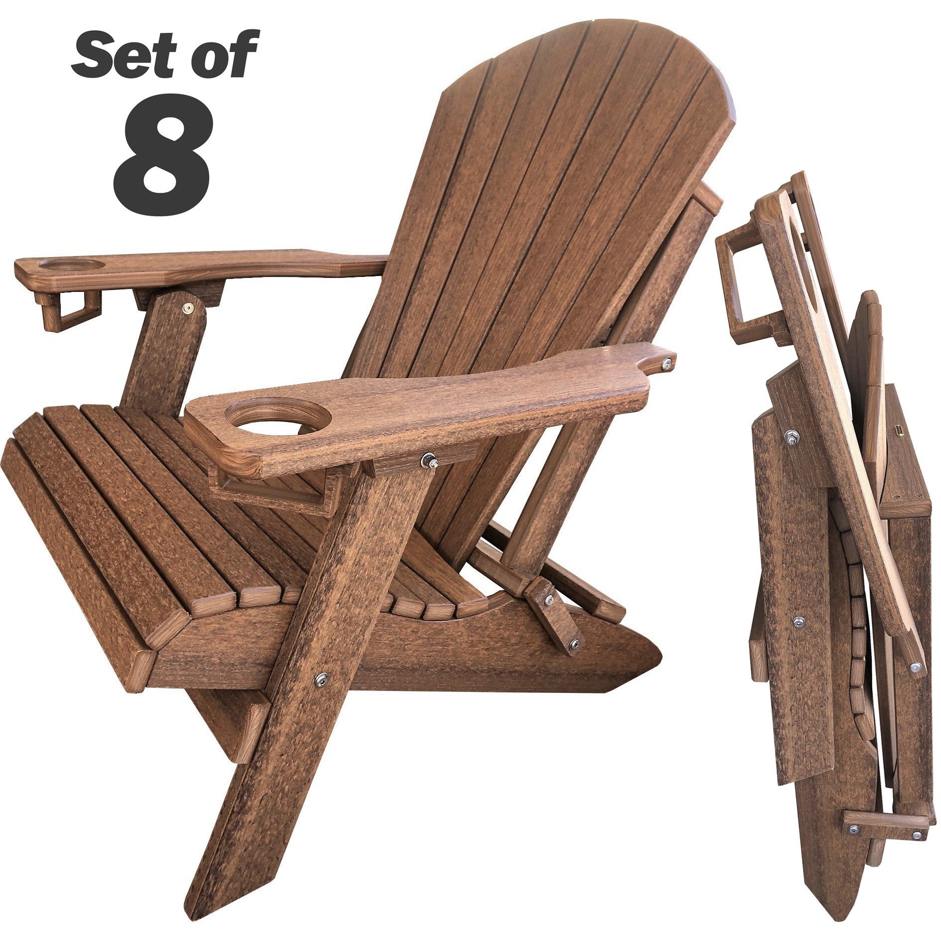 polywood folding adirondack chair