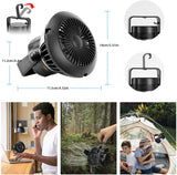 Solar Rechargeable Fan, Light, & Phone Charger!