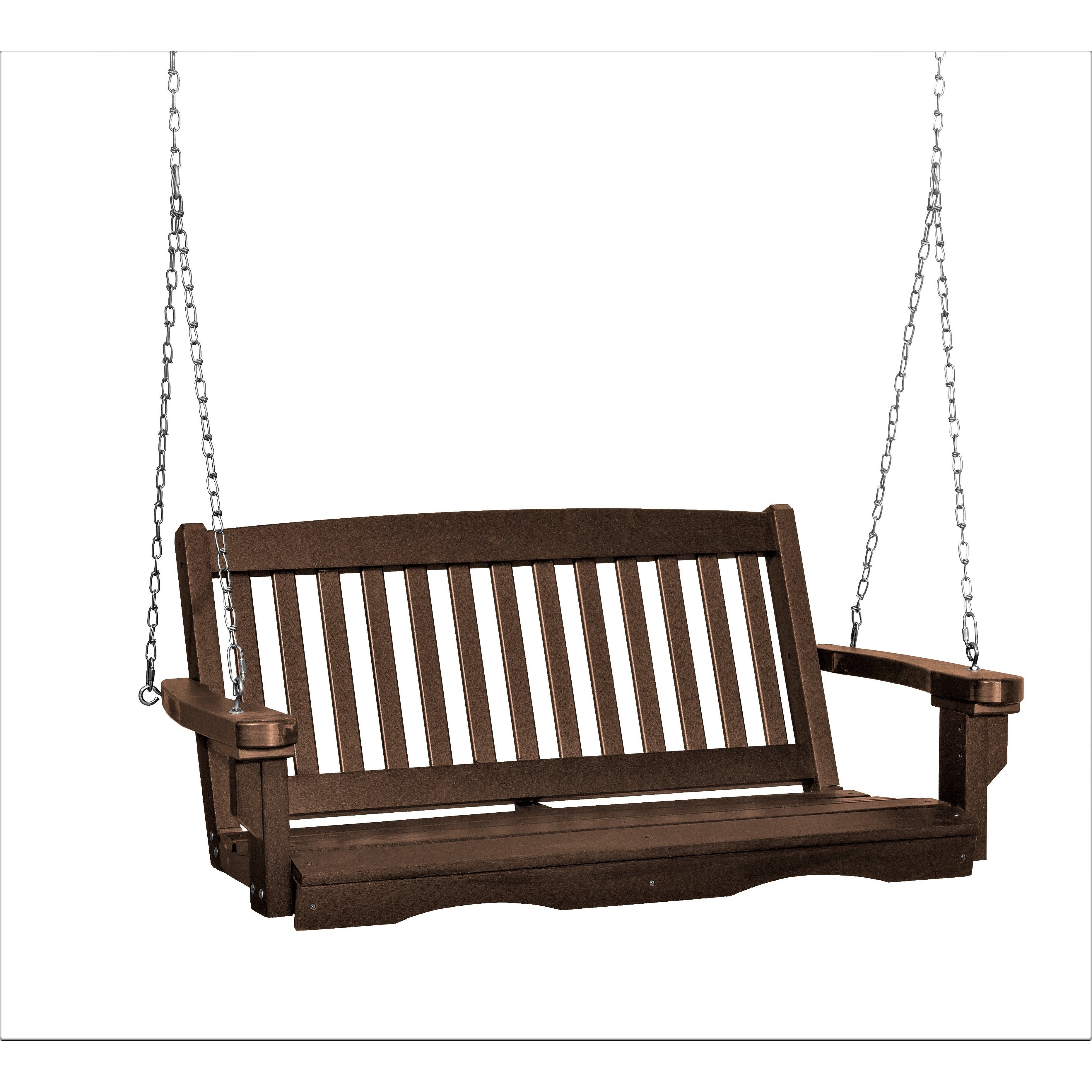 DURAWEATHER POLY ENGLISH GARDEN MISSION 4'FT PORCH SWING