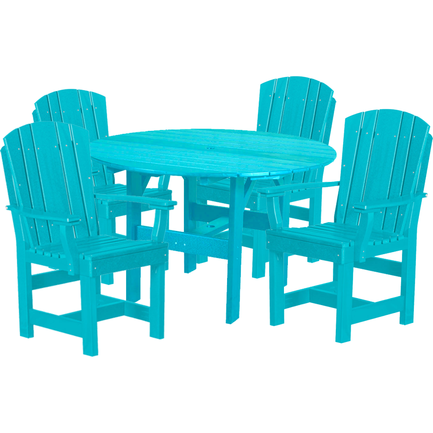 DURAWEATHER POLY® 5-Piece Plantation Dining Table Set