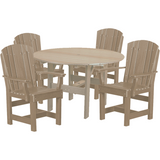 5 pc. Plantation 46"Inch Round Table Dining Set