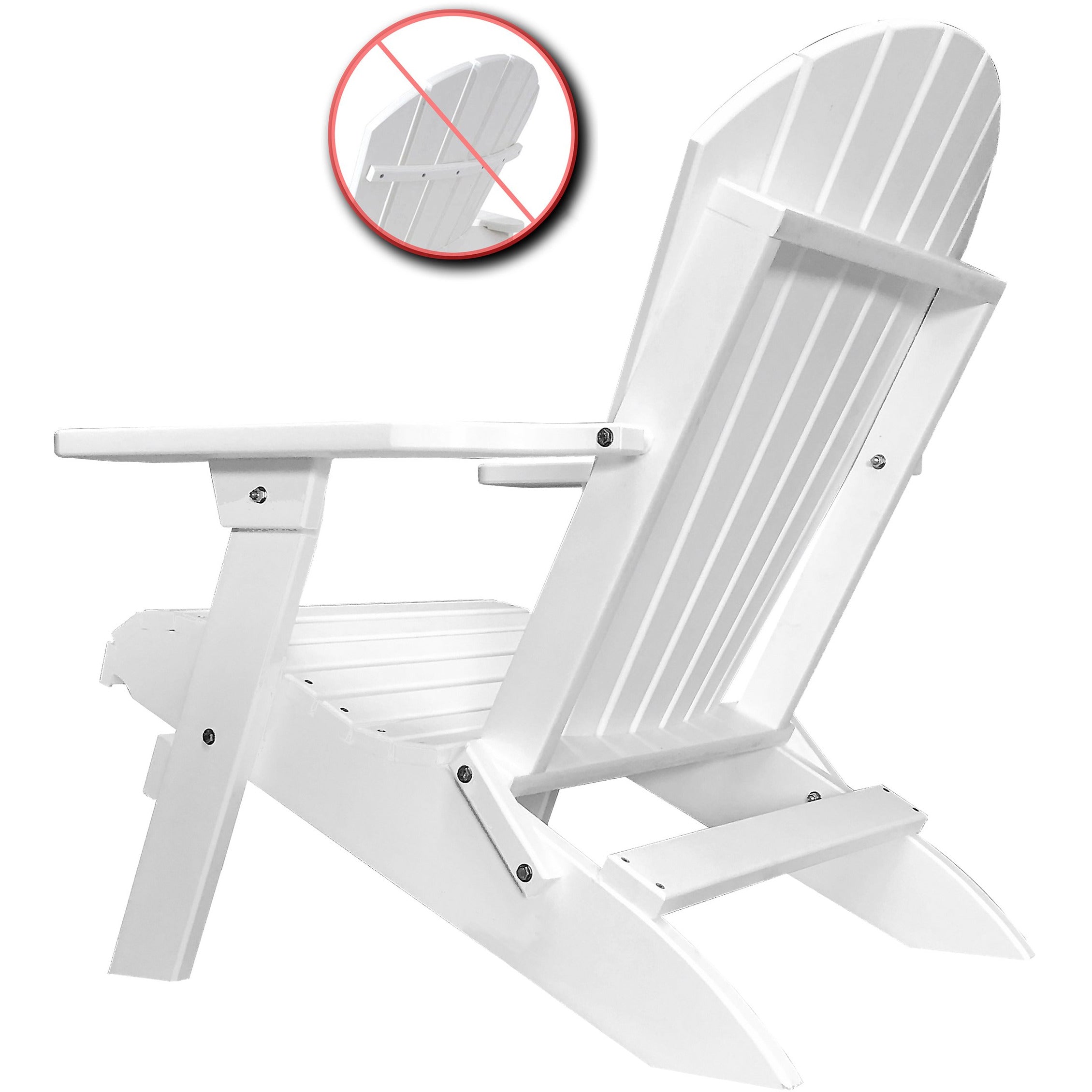 DURAWEATHER POLY® Folding Adirondack Chair King Size