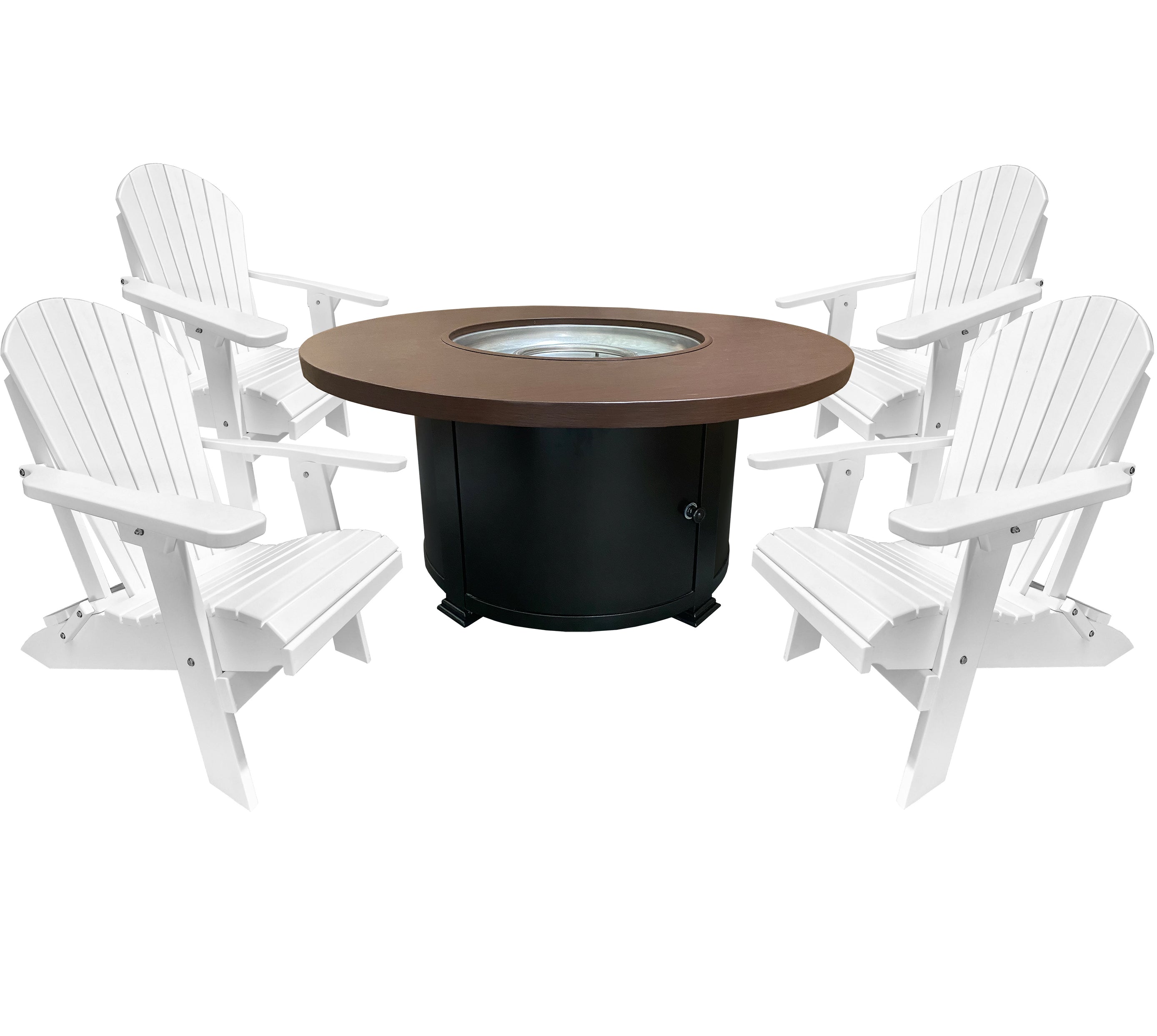 DuraWeather Poly&reg; Ultimate 48"rd Classic Outdoor Fire Pit Package