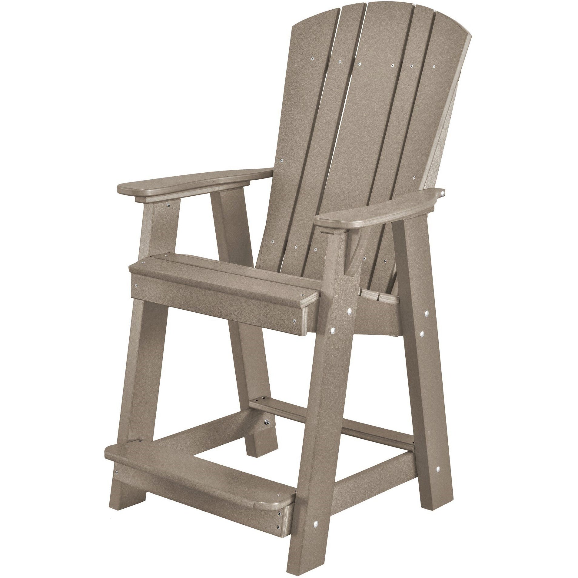 DURAWEATHER POLY® Plantation Adirondack Chair Counter Height