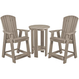 polywood furniture, patio furniture, bistro set, counter chairs, counter table set, poly resin furniture, polywood, duraweather poly, berlin gardens, sister bay furniture, recycled furniture, poly furniture, poly, outdoor furniture