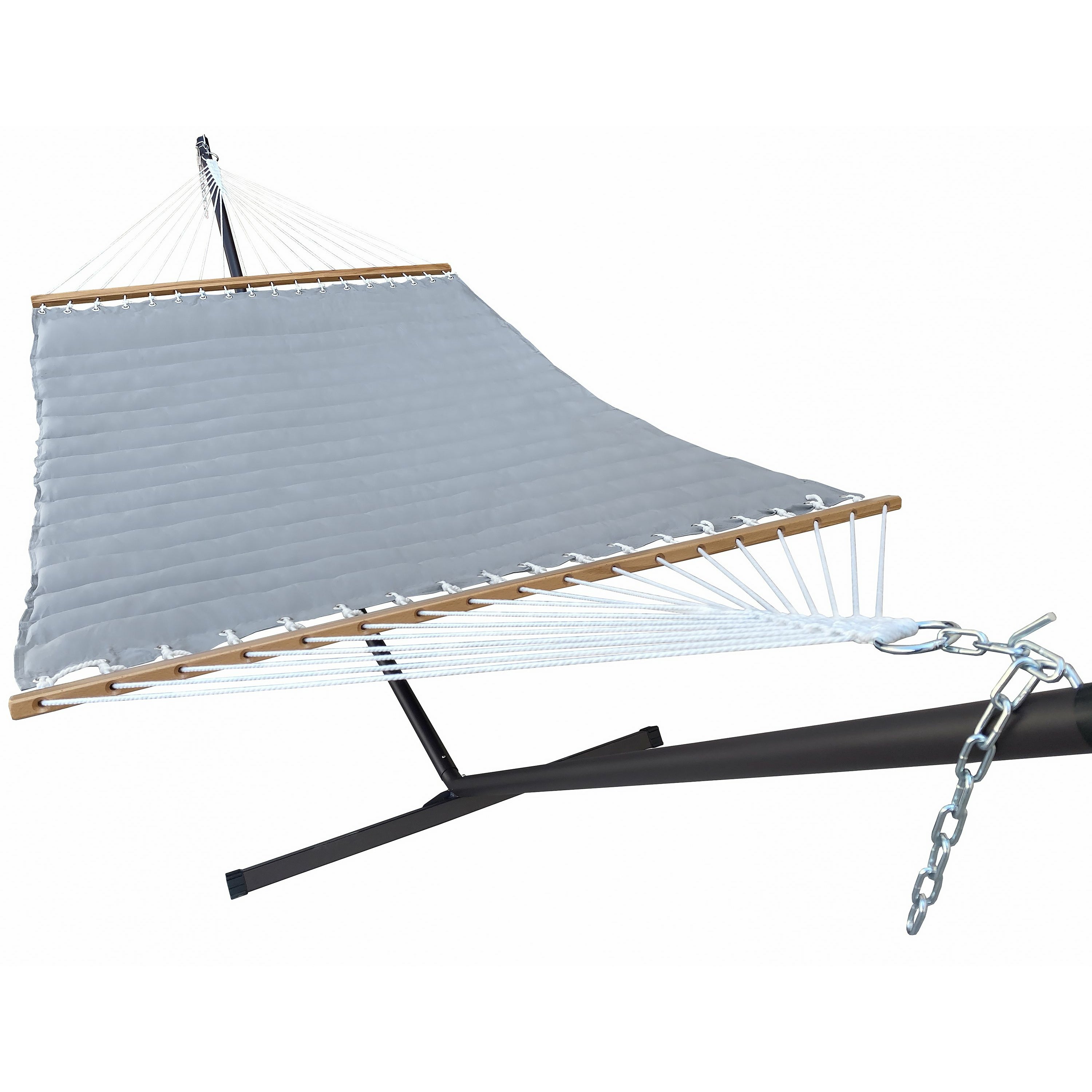 DURAWEATHER POLY® Hammock with Steel Stand and Pillow in Sunbrella Fabrics