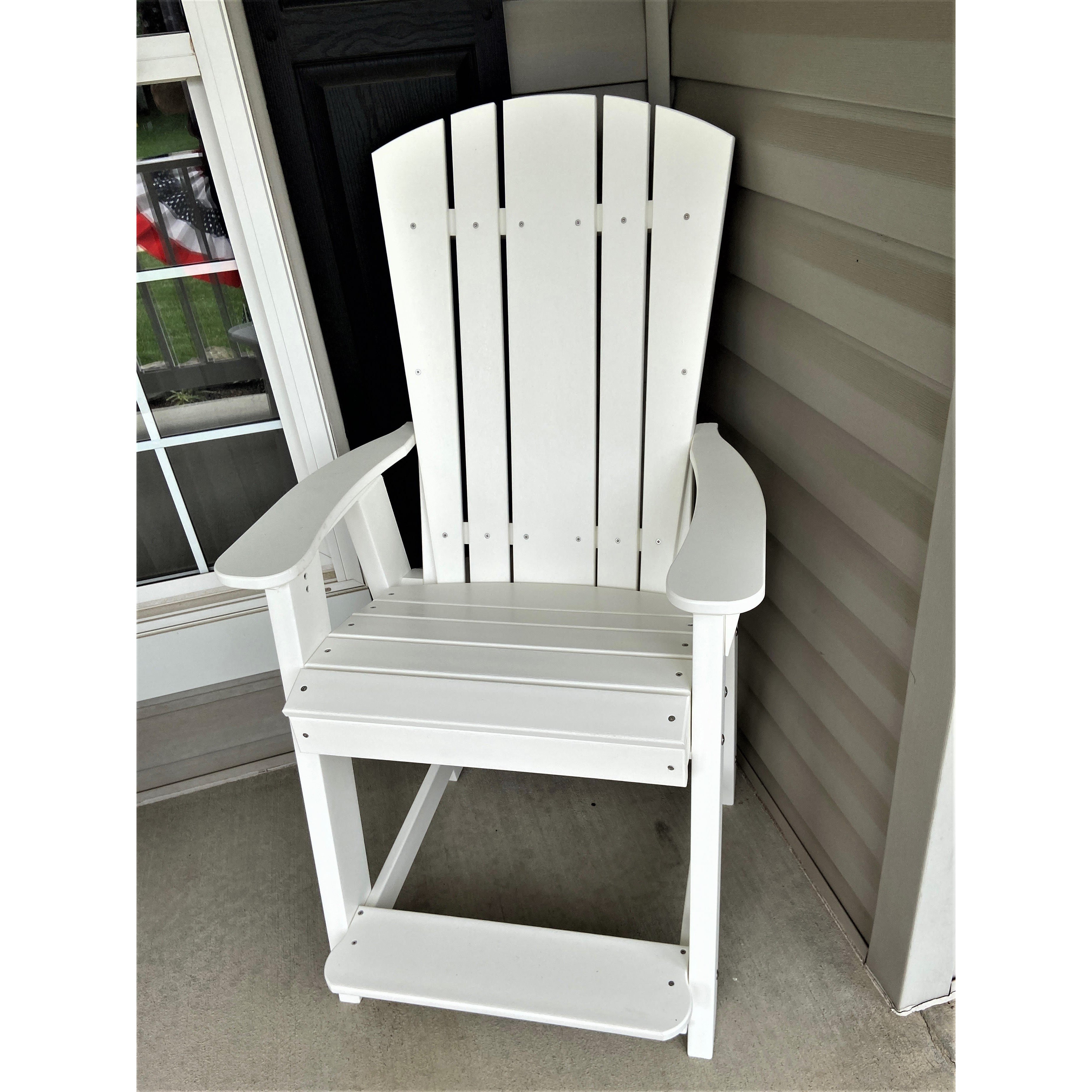 DURAWEATHER POLY® Plantation Adirondack Chair Counter Height