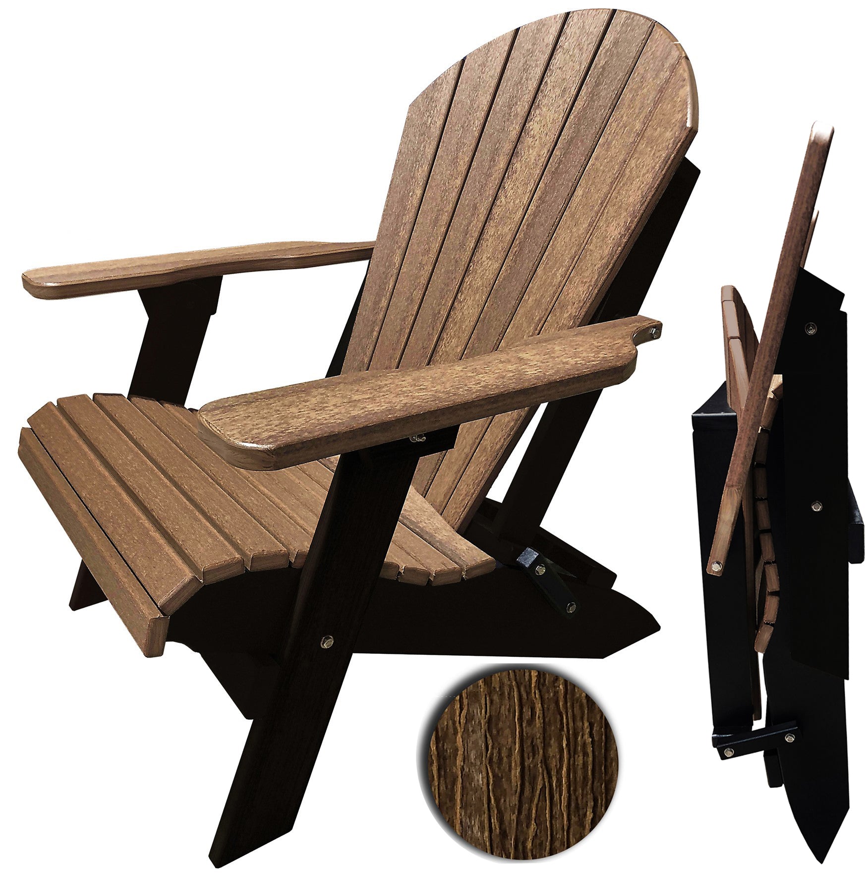 DURAWEATHER POLY® Folding Adirondack Chair King Size