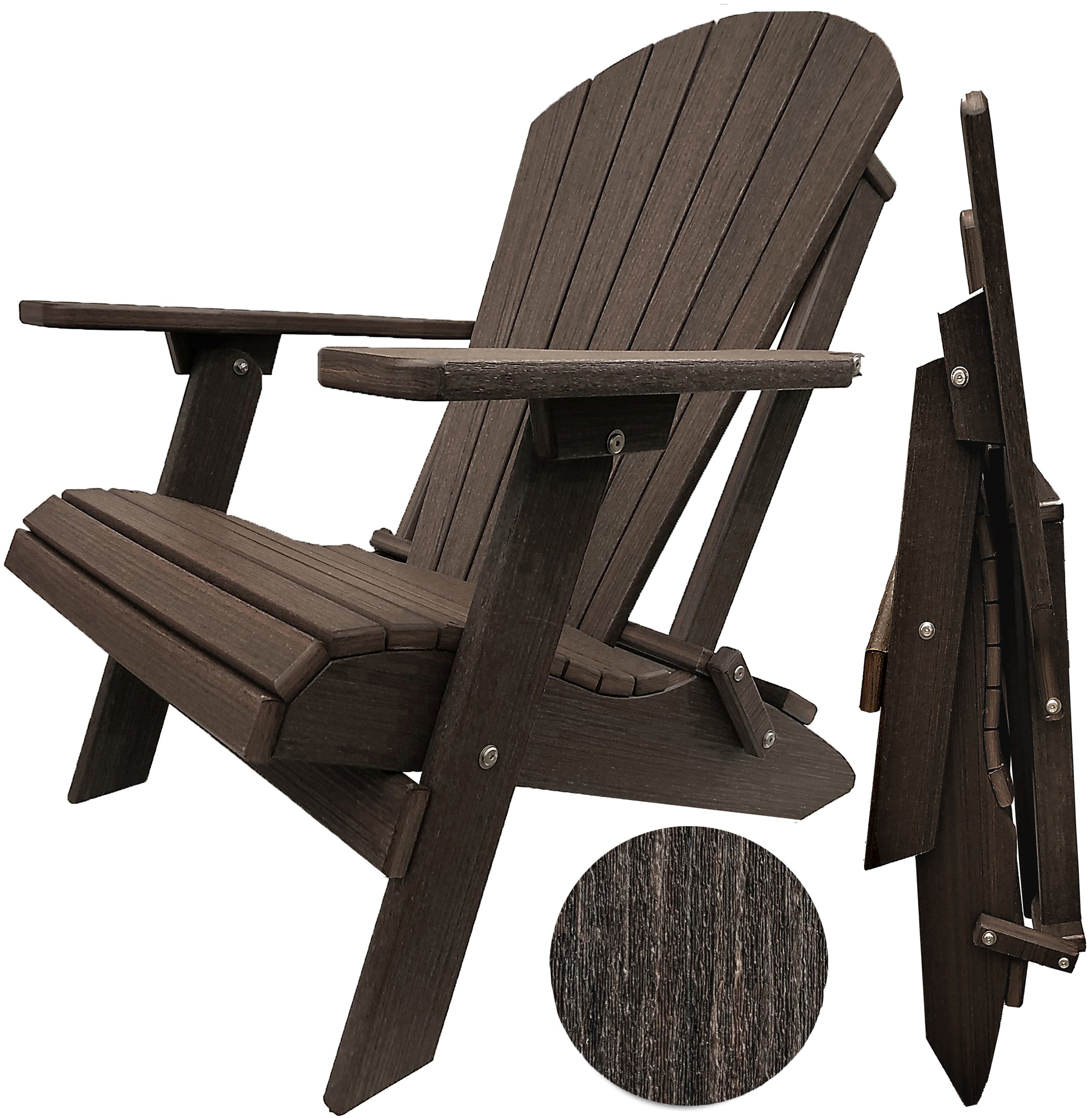 DURAWEATHER POLY® Folding Adirondack Chair King Size