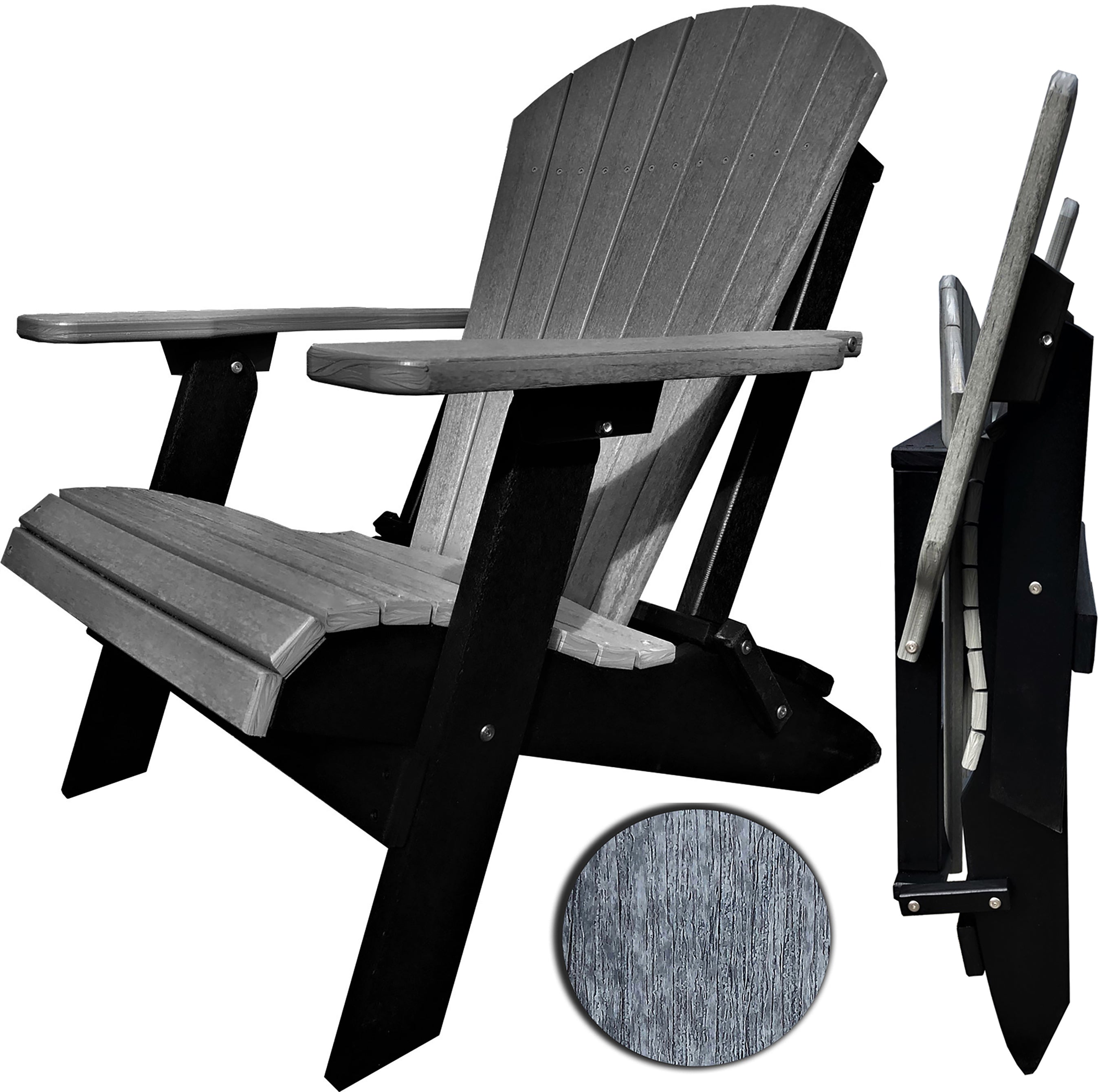 DURAWEATHER POLY® Folding Adirondack Chair King Size
