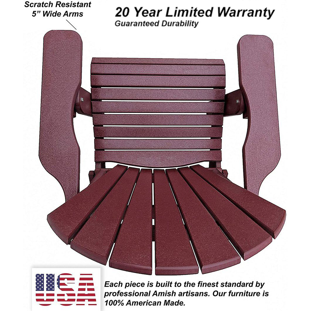 DURAWEATHER POLY® Folding Adirondack Chairs King Size