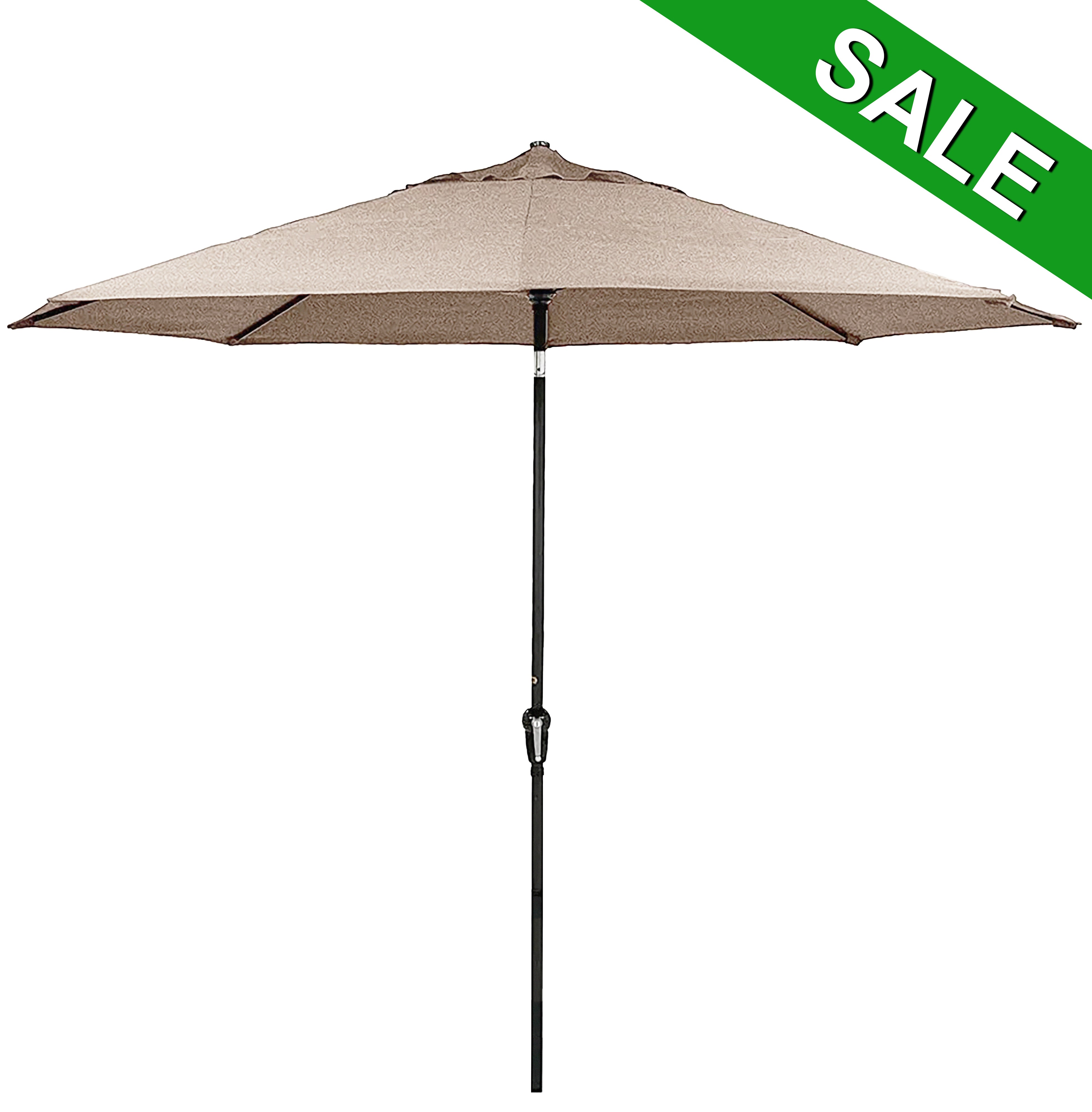 QUICK SHIP - DuraWeather® 9' Push Button Tilt Octagon Umbrella