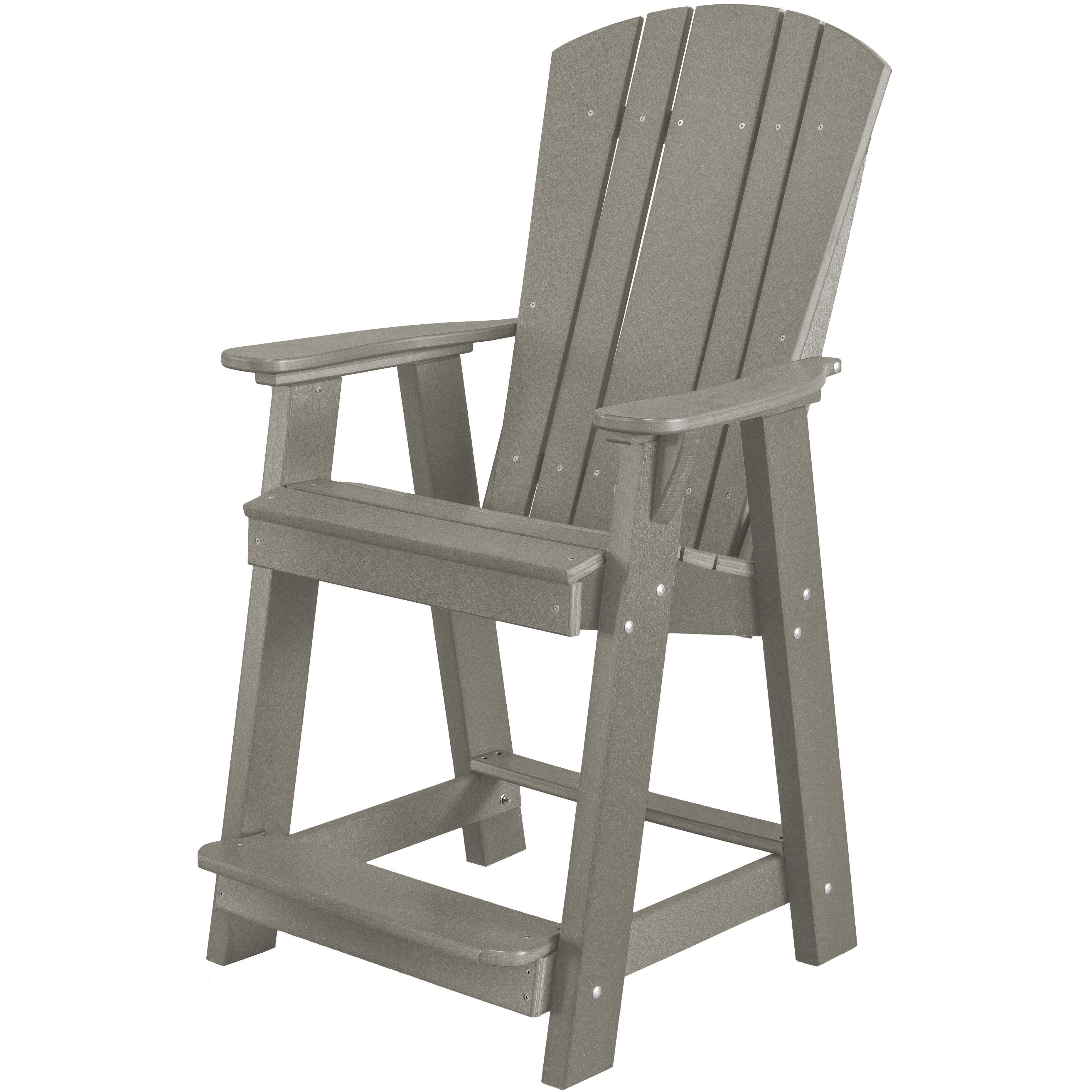 DURAWEATHER POLY® Plantation Adirondack Chair Counter Height