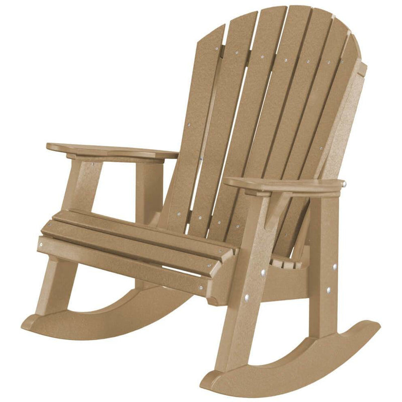 Adirondack Porch Rockers with Two Tier End Table