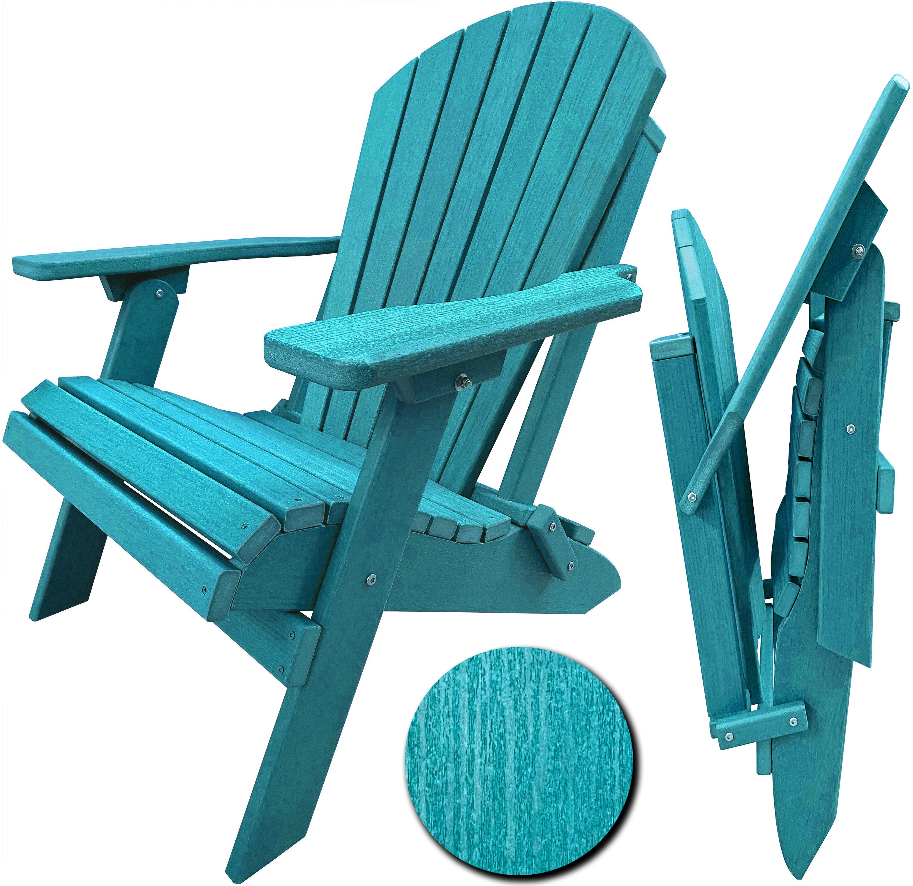 DURAWEATHER POLY® Folding Adirondack Chair King Size