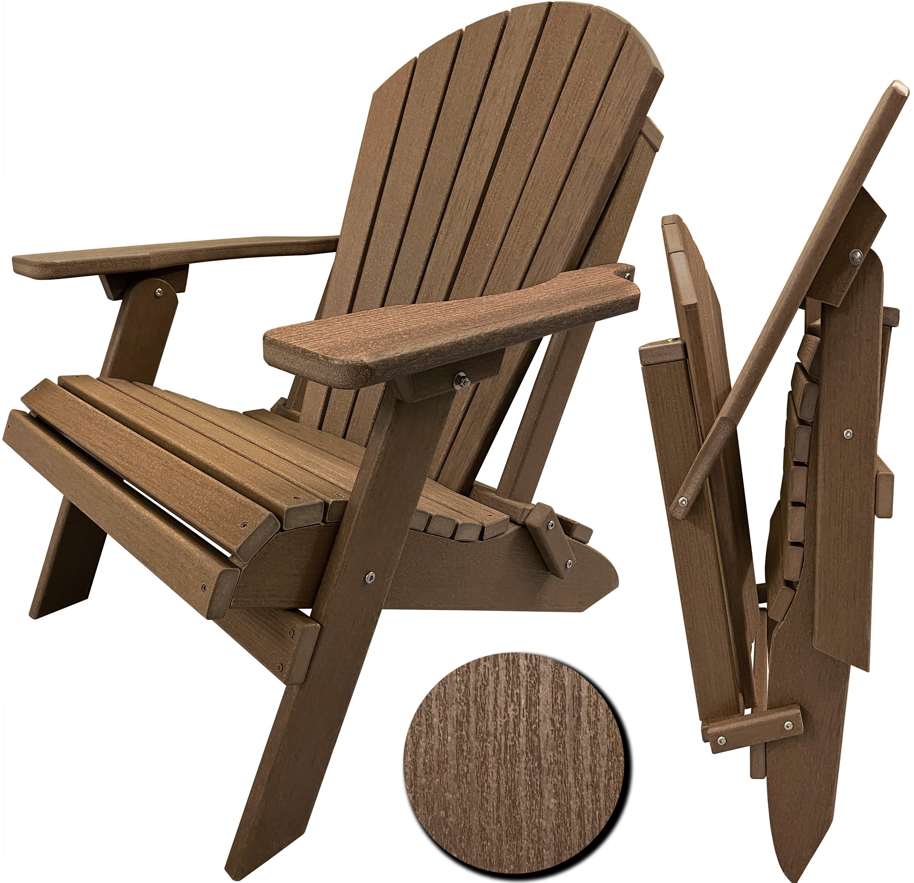 DURAWEATHER POLY® Folding Adirondack Chair King Size