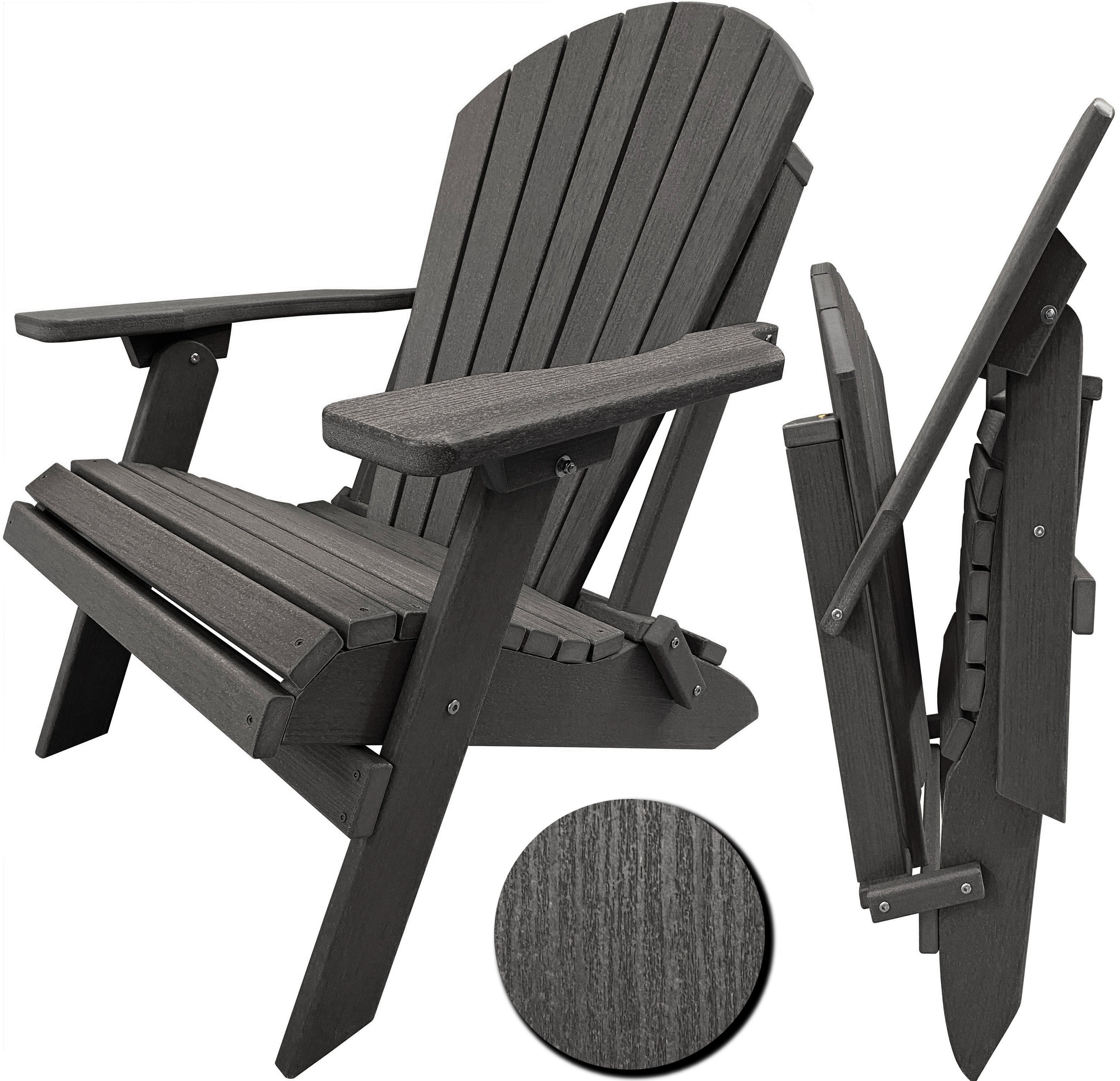 DURAWEATHER POLY® Folding Adirondack Chair King Size