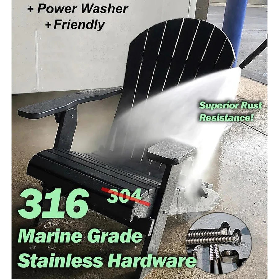 DURAWEATHER POLY® Adirondack Loveseat Double Glider