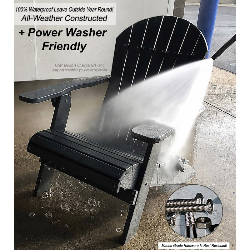 DuraWeather Poly&reg; Classic Adirondack Counter Chair